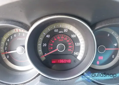 2012 Kia Forte Lx z USA, uszkodzony, nr VIN KNAFT4A29C5489267